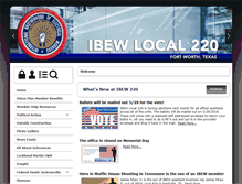 Tablet Screenshot of ibewlu220.com